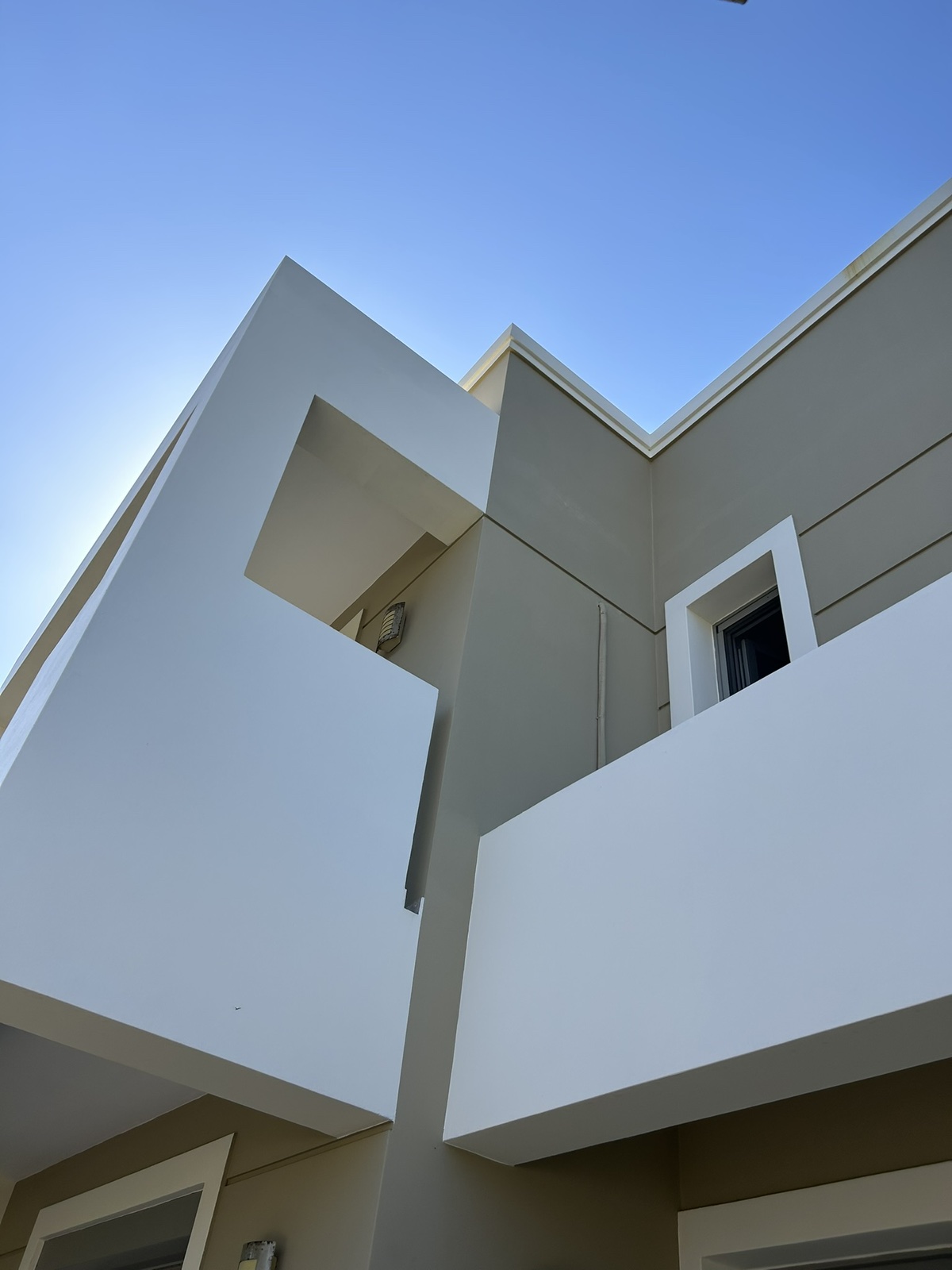 Outdoor balcony or terrace area